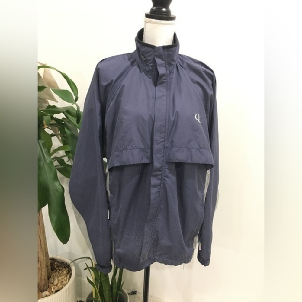 Illuminite Mens Jacket Medium Blue/Gray Illuminite Reflective Windbreake…